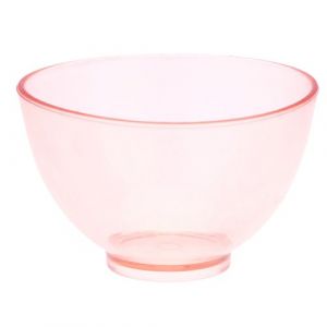Чашка д/замешивания ГИПСА и АЛЬГИНАТА (силиконовая,прозрачно-розовая, 150мл )
