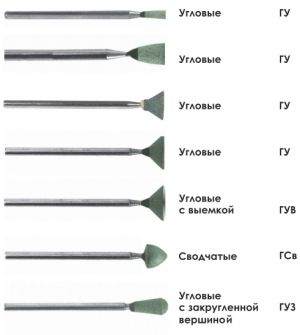 Головка шлиф.д/прямого для естественных зубов ГСВ-3 (сводчатые, шт.)